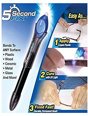 Magic Quick 5 Second UV Light Fix Liquid Glass Welding Compound Glue Repair Pen