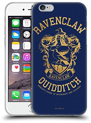 Head Case Designs Offiziell Offizielle Harry Potter Ravenclaw Quidditch Deathly Hallows X Soft Gel Handyhülle Hülle kompatibel mit Apple iPhone 6 / iPhone 6s