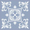 Blaue Fliesenaufkleber, viktorianisch, marokkanisch, modern, selbstklebend, Wandkunst, Dekor-Transfer, Badezimmer-Rückwand, Küchenrückwand, Blumenaufkleber, abziehen und aufkleben, Blau, 10 Stück