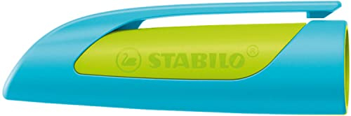 STABILO Ergonomic School Fountain Pen EASYbuddy FRESH EDITION - Cap - light blue/lime
