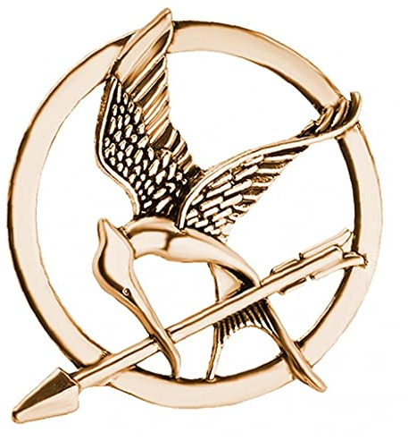 Golden the Hunger Games Film Mockingjay Rep Rep Pin Brosche Kleidung Dekoration Für Männer Frauen Gold