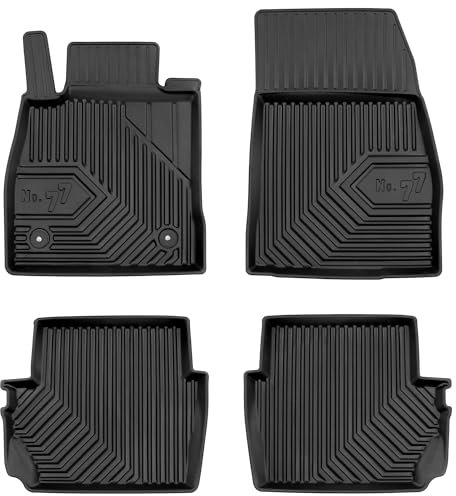 MOTOS Alfombrillas de Goma para Ford Puma Desde 2019 Mejore la Comodidad de Sus Viajes con la Alfombra Antideslizante Car No.77- Alfombrillas de Coche para Varias Estaciones