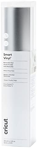 Cricut Matte Metallic Smart Vinyl – Removable (12 ft)