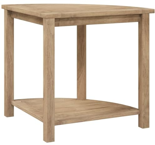 vidaXL Tavolino da Bagno 45x45x45 cm in Legno Massello di Teak
