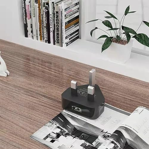 CoreParts USB Power Charger 5W 5V 1A Output: Single USB, MD836ZM/A, 0A001-00350100, MD836ZMA (5W 5V 1A Output: Single USB, Input: 100-240V UK Plug, for all mobile phones other devices, Black Color,)