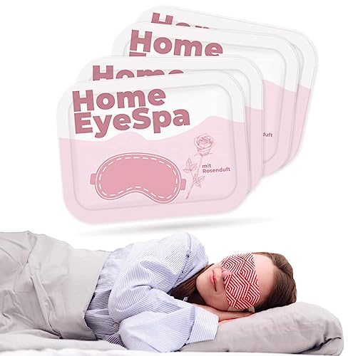 IEA Medical Wärmende Augenmaske Rose (5er Set), Schlafmaske, Home Spa, Eye Mask, Augenmaske Wärmend, Augen Entspannung, Augen Wärmemaske, Wärmemaske für Augen