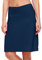 WILLIT Damen 20 Röcke Golf Knielange Tennisröcke Sportlich Modest Sportlich Casual Skorts Tasche UVA-Schutz Marineblau L