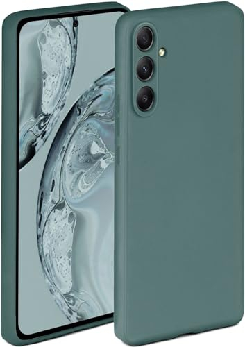 ONEFLOW Soft Case für Samsung Galaxy A54 5G Hülle aus Silikon mit Kameraschutz, Silikonhülle mit erhöhtem Schutz fürs Display, Backcover Schutzhülle, weiche Handyhülle, Petrol