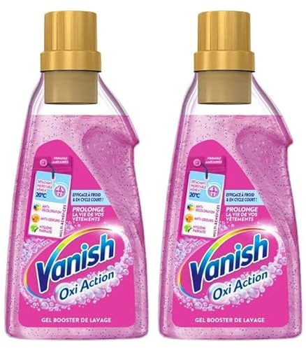 Vanish Set of 2 x 750ml Oxi Stain Remover Gel Before Washing