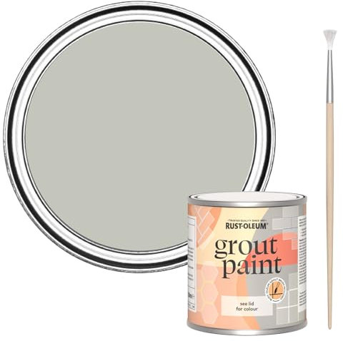 Rust-Oleum Grey Ultra-Durable Grout Paint - Tyne Fog 250ml