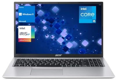 acer Ordinateur portable Aspire 3, écran FHD de 15,6, Intel Core i5-1135G7, 8 Go de RAM, 512 Go SSD, webcam, HDMI, Wi-Fi 6, Windows 11 Home, argenté, A315-25P