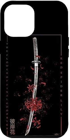 Hülle für iPhone 15 Plus Samuraischwert Anime Spinne Lilie mit japanische Ästhetik