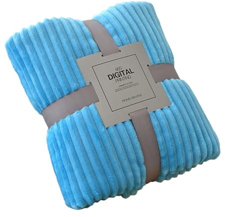 Weiche Flanell-Decken, Winter, warme Decken für Betten, einfarbig, gestreift, Nerz, Überwurf, Sofabezug, Tagesdecke