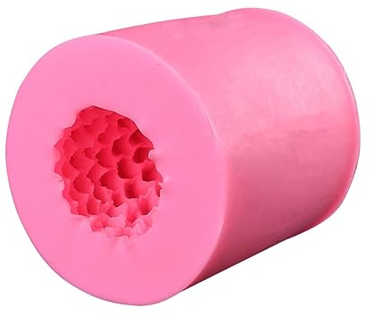 Hohopeti Kuchenform Hitzebeständig und Leicht zu Reinigen Silikon Tannenzapfen zum Backen und Selbstgemacht Basteln Rosa Silikon Keks und Kuchenform für Kinder