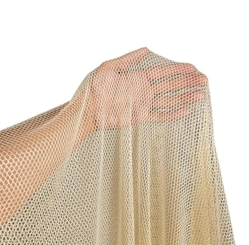 GSCLZ Tejido De Malla Tejido de Malla de Hilo Dorado Claro Tejido de Hilo Dorado Tejido de Seda Brillante Tejido de diseño Material de Costura for Bricolaje para Costura