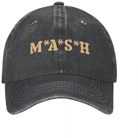 YANIUIE Mash 4077 Alan Alda Krieg Männer Frauen Baseballkappen Distressed Denim Caps Hut Vintage Outdoor Workouts Geschenk Sonnenkappe Geschenk
