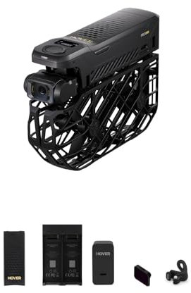 HOVERAir X1 PROMAX 8K Action Flying Camera, Foldable Drone with Camera with 26Mph Follow Speed, 10+ Fully Automatic Flight Modes, Fly Anywhere with OmniTerrain, SmoothCapture 2.0(Cycling Combo)