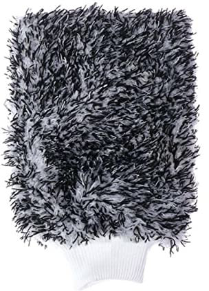 CXVFY Guantes de limpieza de coche, 3 unidades por lote, microfibra de locura, lavado automático, cepillo de esponja para limpiar cristales, paño limpiador de coche (Rosso)