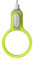 Ringke Buckle Finger Ring Strap, Durchscheinend Farbiger PC-Griff Charme Halter mit Einfacher An/Abnehmbarer Schnalle für Handyhülle, Airpods/Galaxy Buds, Schlüsselanhänger, Kamera usw. - Neon Green