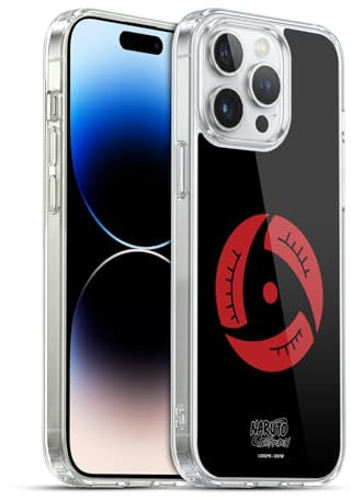 Head Case Designs Offizielle Naruto Shippuden Itachi Mangekyo Sharingan Ikonisch Gelhülle [Militärischer Schutzgrad] Kompatibel Mit Apple iPhone 14 Pro Max Und Kompatibel Mit MagSafe