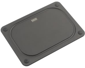 Kuhn Rikon EVERYDAY Schneidebrett klein, 25 × 18 cm | für Snacks oder schnelle Schnitte, Zweiseitig verwendbar, Vorderseite mit Saftrille