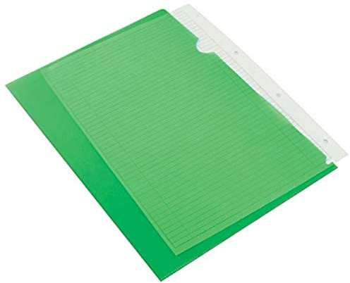 Q-Connect A4 Cut Flush Folder - Green (Pack of 100)