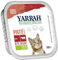Yarrah Pate Rind Zichorie 100g Bio Katzenfutter, 16er Pack (16 x 100g)