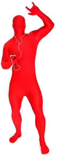 Morphsuits - M Suit Rouge Pour Hauteur 161-177 Cm - Taille L 5'5-5'9 (164cm-175cm)