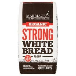 W H Marriage Organic Strong White Flour 1000g X 7 (Pack of 7)