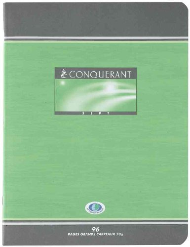 CONQUÉRANT SEPT 100100370 CONQUERANT Heft, DIN A4, kariert, 96 Blatt