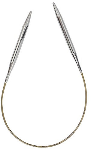 Addi Rundstricknadeln 40 cm 6,5 mm - 1 Stk in Silber und Gold