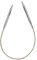 Addi Rundstricknadeln 40 cm 6,5 mm - 1 Stk in Silber und Gold