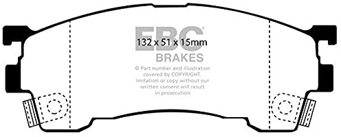 EBC Brakes DP4971R Yellow stuff Brake Pads