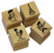 Elbi Stempelset: 4 x Französischstempel (Tres bien!, En progres!, Formidable!, Deja mieux!) Lehrerstempel aus Holz - K6