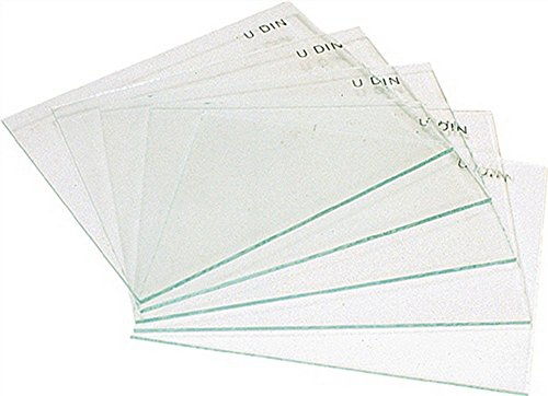 Vorsatzglas 90x110mm farblos für Schweißerschutzschild, 10 Stück