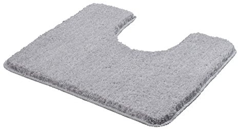 Kleine Wolke WC-Vorleger Seattle / 55 x 50 cm/Farbe Nebel Badteppich, Polyester, 55 cm x 50 cm x 3 cm