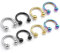 Jovivi 4 Pairs 14G Stainless Steel Horseshoe Nose Ring Septum Tragus Cartilage Earrings Helix Lip Eyebrow Piercing Jewellery,10mm