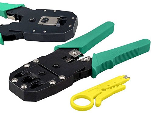 Tenaza Crimpadora Pelacables para Cables RJ45 RJ11 de Red. SI enviamos a BALEARES.