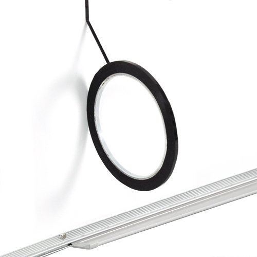 Accessotech - Cinta adhesiva para pizarra (66 m, no magnética), color negro