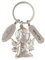 Depesche 7518-001 Schutzengel Schlüssel-Anhänger aus Metall, Glücksbringer mit Engel, Schlüsselring und liebevoller Botschaft, zum Verschenken an Familienmitglieder, Freunde und Bekannte