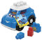 Mega Bloks First Builders Véhicule de Police, Voiture et Jeu de Construction, 6 Pièces, Jouet pour Bébé et Enfant de 1 à 5 Ans, GCX08
