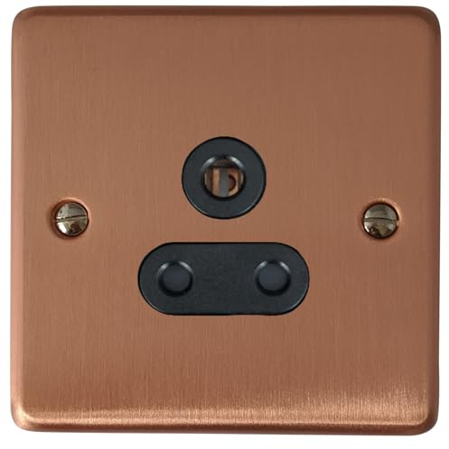 G&H CRG59B Standard Plate Rose Gold 1 Gang Single 5 Amp Plug Socket
