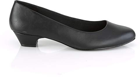 Pleaser Pink Label GWEN-01 Blk Faux Leather UK 13 (EU 46)