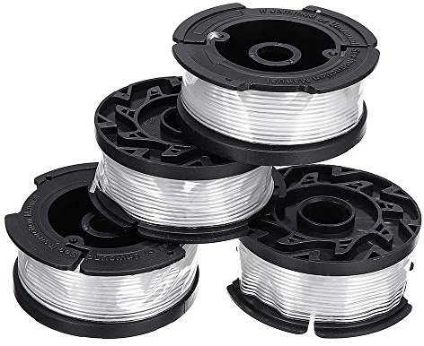MASUNN 4Pcs 30ft 0.065 Inch Lines Replacement Lawnmower Spool For Black and Decker AF-100 Grass Trimmer