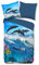 ESPiCO Bettwäsche Trendy Bedding Delfine Tiermotiv Unterwasserwelt Ozean Fische Meer Wendeoptik Renforcé, Größe:135 cm x 200 cm