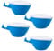 Mepal Loomm ESS Schale Porzellan Kunststoff (aqua 4er Set)