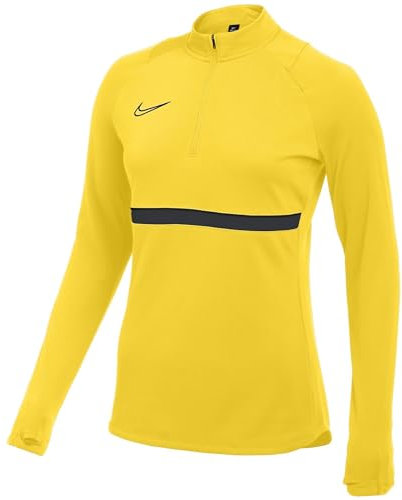 Nike Damen Women's Academy 21 Drill Top, Tour Yellow/Black/Anthracite/Black, CV2653-719, XXS