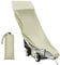 Rasenmäher-Abdeckung, Push-Mäher-Abdeckung, Rasenmäher-Schuppen, Outdoor-Aufbewahrung, wasserdichter Stoff, Universal-Modell mit Aufbewahrungstasche (Beige)