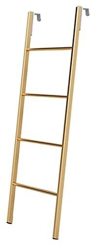 SDFVSDF Hochbett Leiter Verstellbare Etagenleiter für Wohnmobile, Schwere Metalltreppe Zum Aufhängen Von Einzelbetten mit Haken, für Zuhause/Loft/Bibliothek/Wohnmobil/Wohnungen/Wohnheim/Trampolin