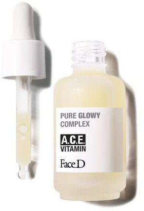 Face D Pure Glowy Antioxidans und Belebendes Gesichtsserum mit Vitamin A.C.E., 30 ml
